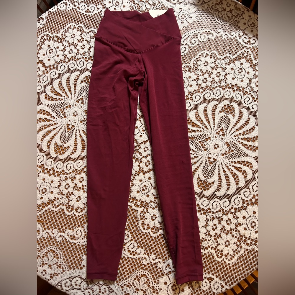 AERIE High-Waist Maroon Leggings